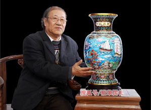 戴嘉林景泰蓝一帆风顺 景泰蓝珍藏品 国宝景泰蓝