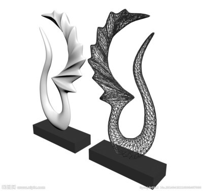 金属艺术品设计图_3d单体_3D设计_3D设计_设计图库